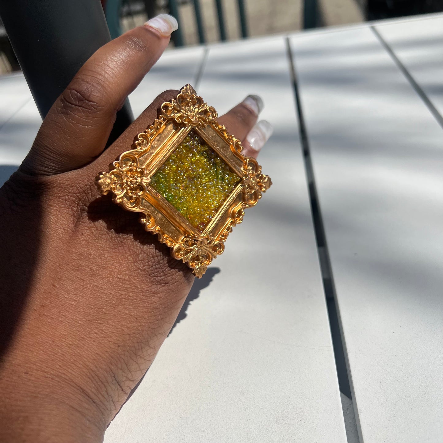 Framed Ring- Sprinkles