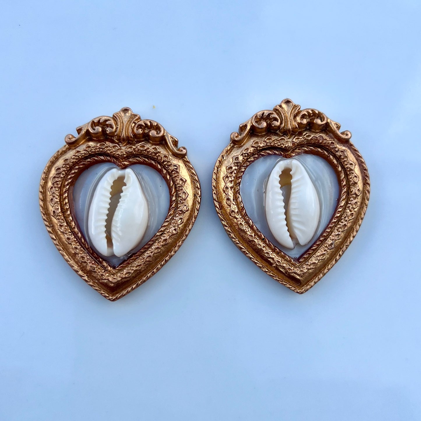 Framed- Cowrie Heart