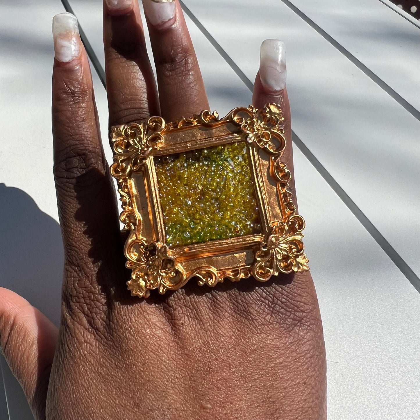 Framed Ring- Sprinkles