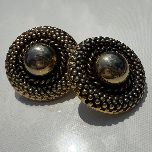 Vintage Round Earrings